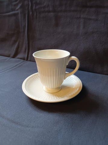 Wedgwood - Tasse et soucoupe (18) - Edme - Faïence