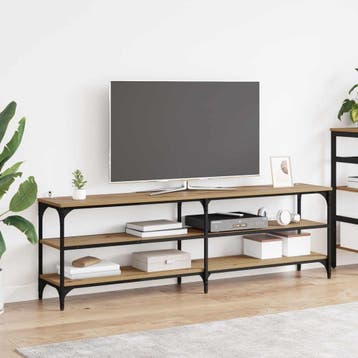 vidaXL TV Kast 160 x 30 x 50 cm Artisan Eiken, Verzenden