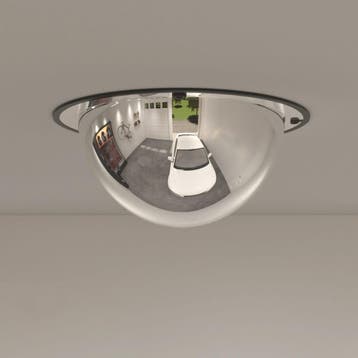 vidaXL Verkeersspiegel met volledige koepel Ø30 cm acryl, Verzenden, Nieuw
