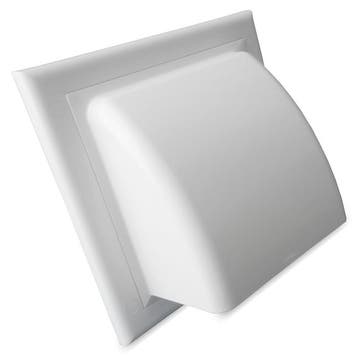 Kunststof gevelkap met klep, Verzenden, Nieuw