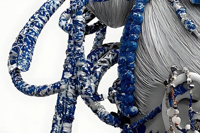 NYX - Lame de lÉquilibre – Guerrière de Porcelaine, Antiquités & Art, Art | Objets design