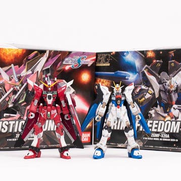 Bandai - Figuur - Custom 1/144 HG Strike Freedom & Infinite