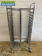 RVS Dubbele regaalwagen 30 x 1/1 Gastronorm GN Horeca, Ophalen of Verzenden, Nieuw in verpakking