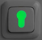 SecuCare glow in the dark markering voor cilinder/schakelaar, Nieuw
