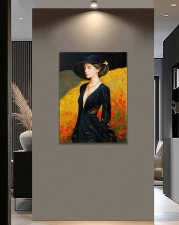 Matteo - Lady of the Poppy Field, Antiek en Kunst
