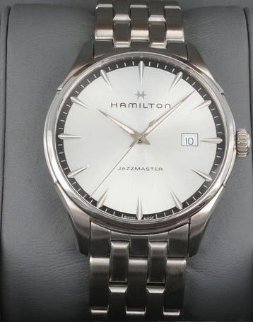 Hamilton - Jazzmaster - Sans prix de réserve - Homme -, Handtassen en Accessoires, Horloges | Heren, Nieuw