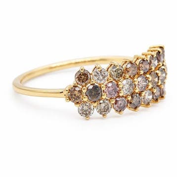Zonder minimumprijs - Ring - 14 karaat Geel goud - 1.03ct., Nieuw