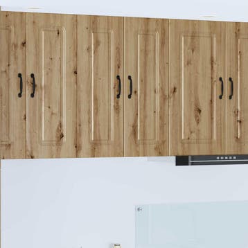 vidaXL Vaatwasserpaneel Kalmar 2 st Artisan Eiken Bewerkt, Verzenden, Nieuw