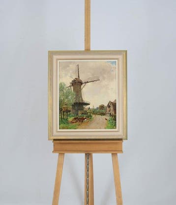 Egbertus Antonie Jansen (1877-1957) - Korenmolen, Asperen
