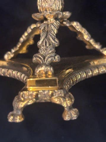 Kandelaber (2) - Verguld messing - Empirestijl