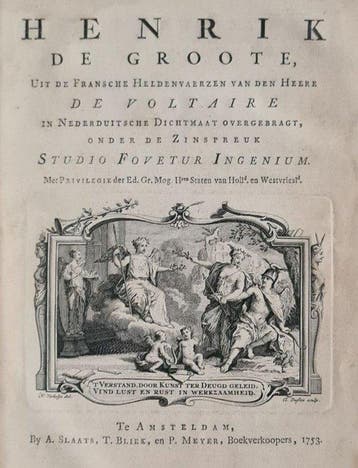 Voltaire,[ Sybrand Feitama, vert.] - Henrik de Groote +