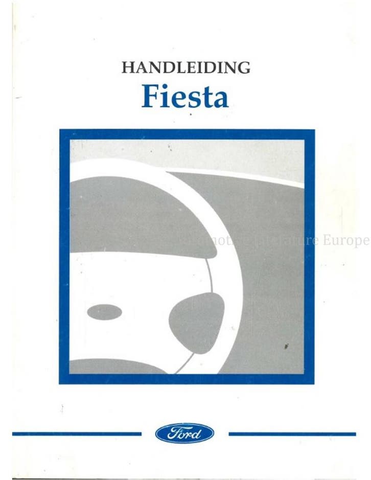 2002 FORD FIESTA INSTRUCTIEBOEKJE NEDERLANDS, Autos : Divers, Modes d'emploi & Notices d'utilisation