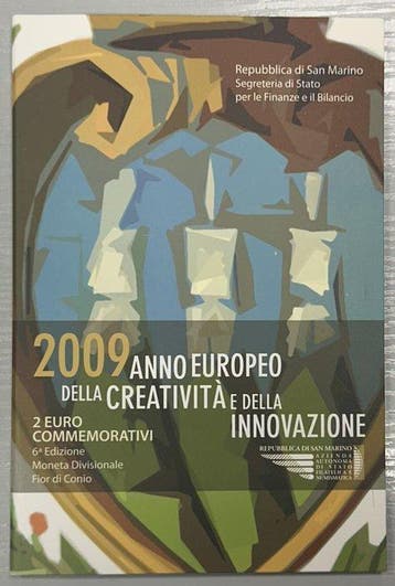 San Marino. 2 Euro 2009 Creatività e Innovazione (Zonder