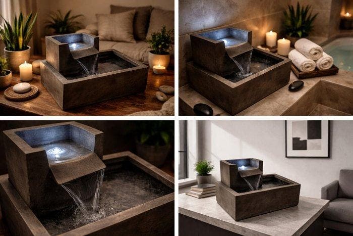 Modern Fontein - 2026 - Design Tafel model, Antiek en Kunst, Curiosa en Brocante