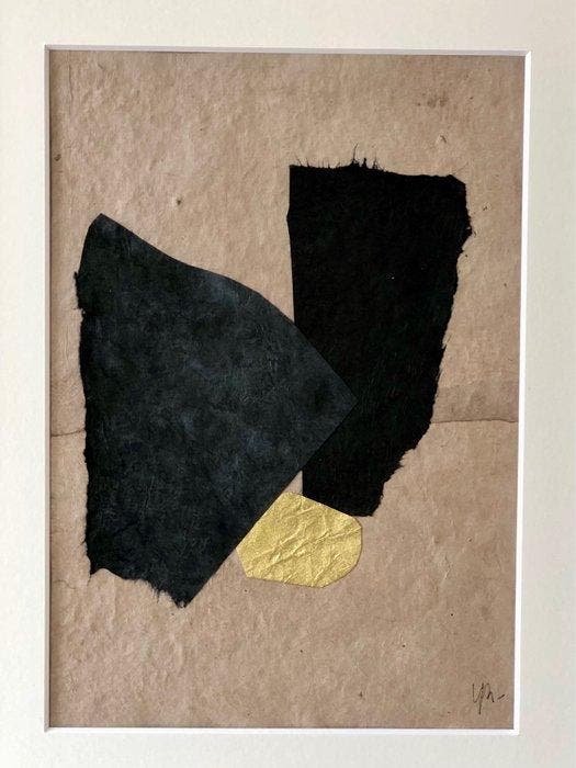 Valérie Bernier - Diptyque DRAGON N°31 - 60x40, Antiek en Kunst, Kunst | Schilderijen | Modern