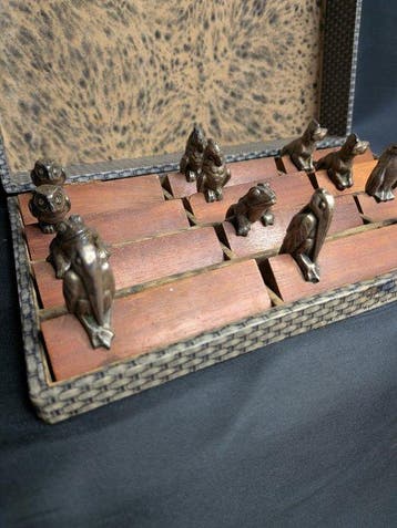 Porte couteau (12) - métal argenté - Dlg Gallia, Antiquités & Art