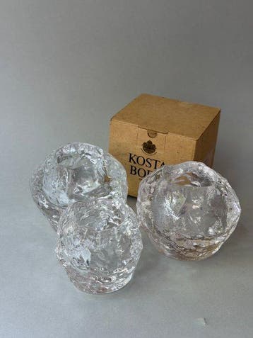 Kosta Boda - Ann Wärff - Kandelaar (3) - Kristal
