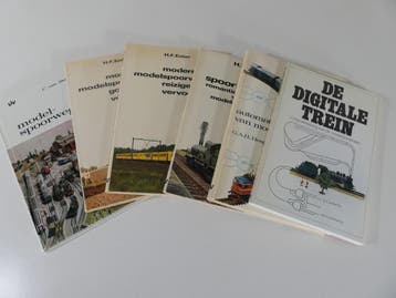 Zes Nederlandstalige  vintage boeken over modelspoorbanen..., Ophalen of Verzenden, Nieuw