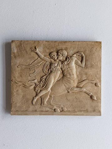 Reliëf, Riproduzione Nesso rapisce Deianira - 23 cm -