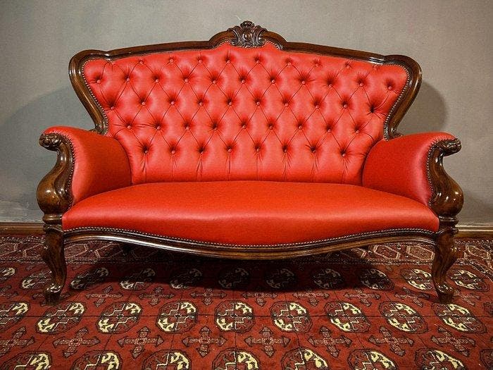 Sofa - Hout, Antiek en Kunst, Curiosa en Brocante
