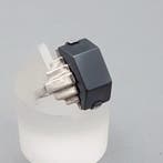 Argent, Art Déco Hématite - Bague