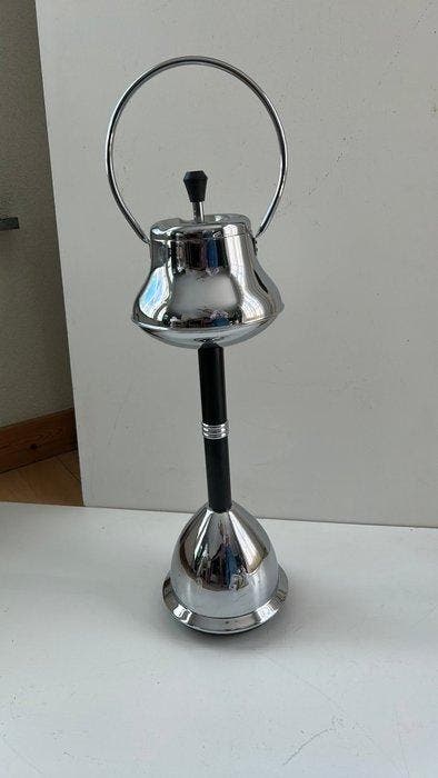 Asbak - Chroom - Staande asbak, Antiek en Kunst, Kunst | Designobjecten
