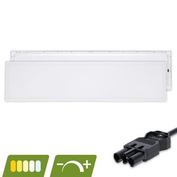 BACK-LIT LED PANEEL | EUROPA | 120X30CM | 30W | DIMBAAR | C, Verzenden, Nieuw in verpakking
