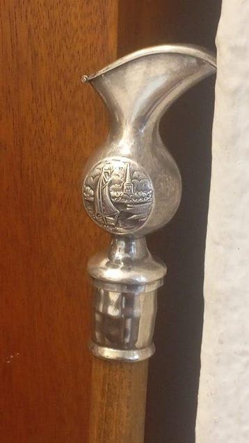 Canne de marche - Argent 800, Antiquités & Art