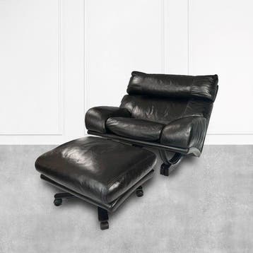 Poltrona Frau - Tito Agnoli - Fauteuil (2) - lounge Walse