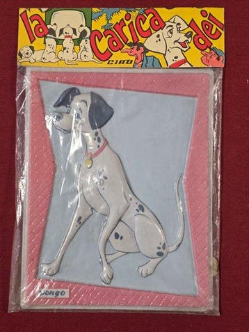 La Carica dei 101 - Pongo - Peggy - 2 Carrés en relief