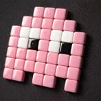 nLm - Pac-Man Pink (Ghost) • Mosaic • 4/50, Antiek en Kunst