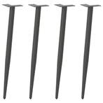 vidaXL Console tafelpoten conische vorm 4 st 72-73 cm staal, Verzenden