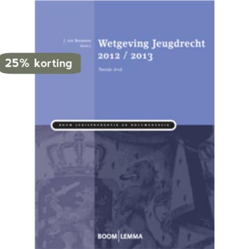 2012/2013 wetgeving jeugdrecht 9789059317840, Verzenden