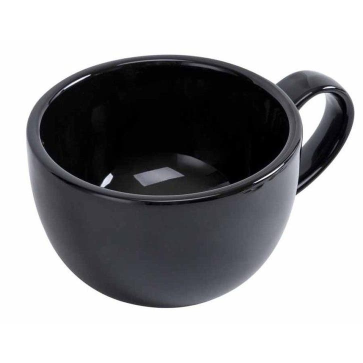 Lavabo Taza Keramiek Black / Zwart Glans Waskom / Keramiek, Doe-het-zelf en Bouw, Sanitair, Ophalen of Verzenden