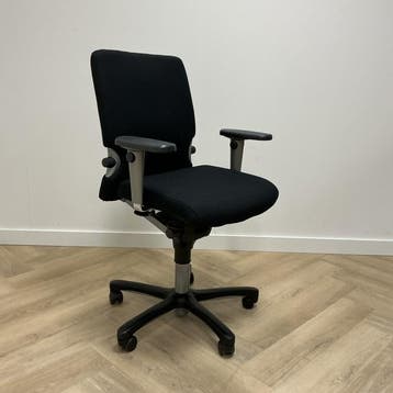 Opnieuw gestoffeerd Comforto 77 NPR1813 ergonomische, Ergonomisch, Gebruikt, Zwart, Bureaustoel