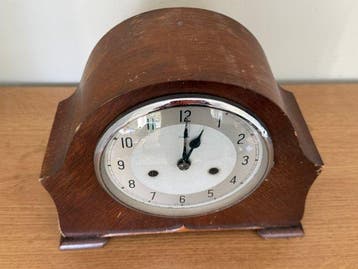 Pendule - Antiek Hout - 1920-1930, Antiek en Kunst