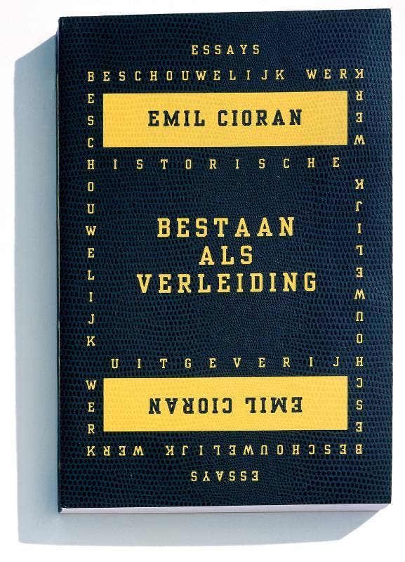 Bestaan als verleiding / Beschouwelijk werk / 1 E. Cioran, Boeken, Literatuur, Gelezen, Verzenden