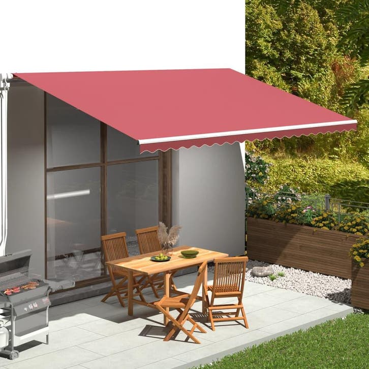 vidaXL Vervangingsdoek voor luifel 5x3 m polyester, Jardin & Terrasse, Protection solaire, Envoi