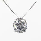Zonder minimumprijs - Ketting met hanger - 18 karaat Witgoud