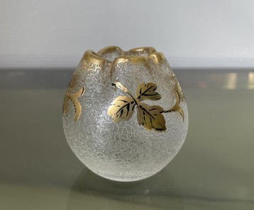Montjoye - François-Théodore Legras - Vase - verre givré, Antiquités & Art