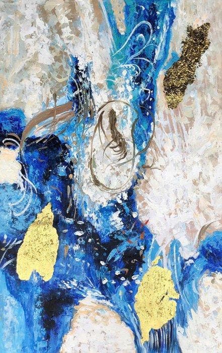 Nguyen Robert (1958) - Alaska 117 77 cm - No Reserve, Antiquités & Art, Art | Peinture | Moderne