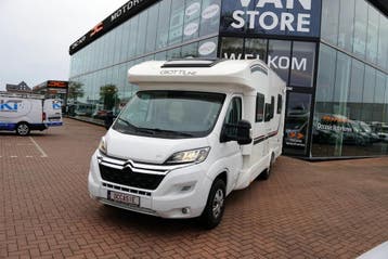 Giottiline Sienna 397 36066 km, trekhaak hef/queensbed 90301, Standaard zit, 7 tot 8 meter, 7 tot 8 meter, Cassettetoilet