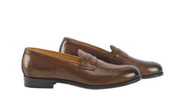 TESTONI - 8 UK - 42 IT - Loafer Shoes Antique Lux Calf