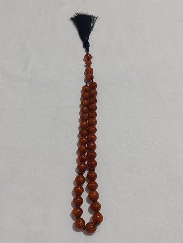 Chapelet - Ambre - 1970-1980 - Chapelet de perles de prière