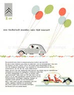 1957 CITROEN 2CV AZ BROCHURE NEDERLANDS, Boeken, Nieuw
