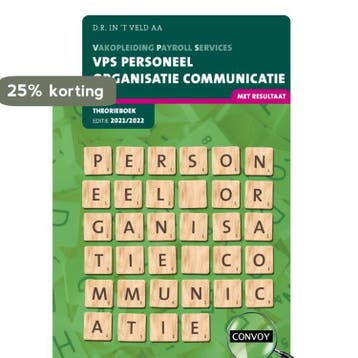 VPS Personeel Organisatie Communicatie Theorieboek 2021-2022, Verzenden, Gelezen, D.R. in 't Veld