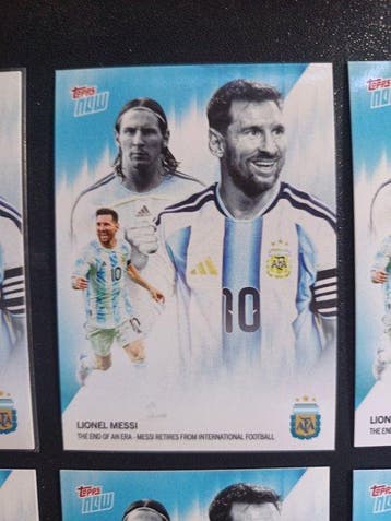 Topps Topps Now Lionel Messi 001 - 6 Card - Parfait (P), Nieuw