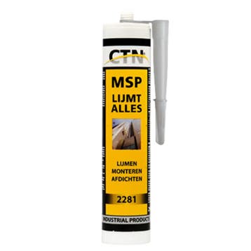 CTN MSP sterk verlijmende kit WIT (2281W), Doe-het-zelf en Bouw, Verzenden, Nieuw