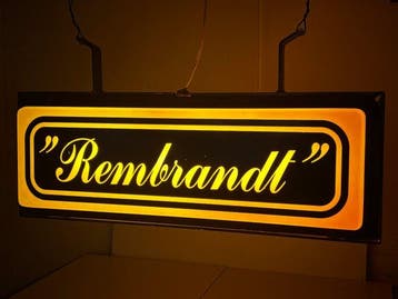 Plafondlamp - Metaal, plexiglas - Café Rembrandt