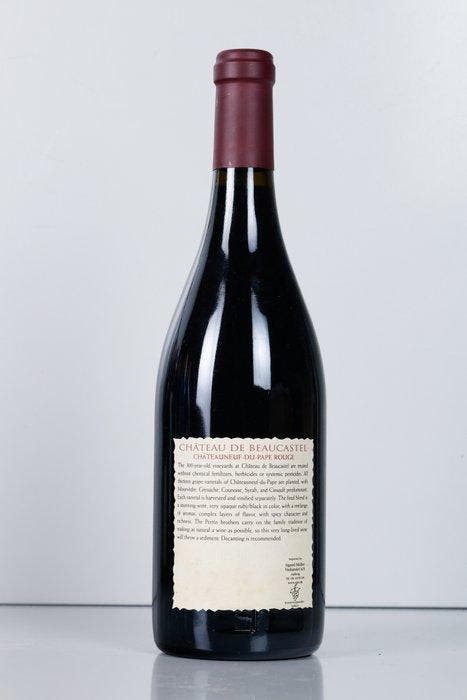 ② 2001 Château de Beaucastel - Châteauneuf-du-Pape - 1 — Wijnen